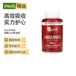 Qunol 水溶还原型辅酶CoQ10胶囊 100毫克 60粒