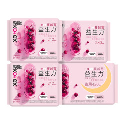 高洁丝 蔓越莓益生力卫生巾*26片
