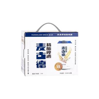  MANGOLDER/麦古德 全麦精酿 原浆啤酒  910整箱装 910mL 6瓶