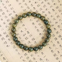 花饰庄园 阿根廷女单圈正宗檀香木多圈男佛珠情侣文玩念珠手链 素珠单圈【圆满款】 珠经6MM