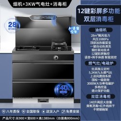 旺厨好太太 900集成灶 气电灶 消毒柜液化气