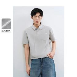 太平鸟 男士POLO衫 夏季休闲翻领短袖