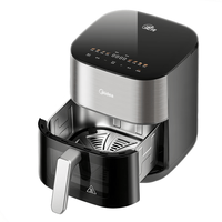 美的 KZC6054PRO 蒸烤一体 304不锈钢 6L 空气炸锅