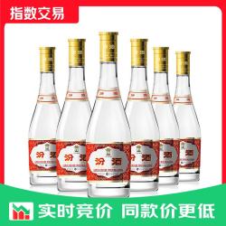 汾酒 高度 清香型白酒  裸瓶装 475ml 53度 6瓶