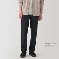 無印良品 MUJI 无印良品 男式弹力丝光斜纹修身裤