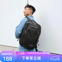 JANSPORT 双肩包男女户外旅行运动登山背 T55B53Y黑色（全新/无暇）