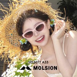 MOLSION 防晒防紫外线 女士墨镜