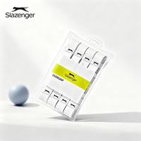 Slazenger 羽毛球拍网球拍手胶 防滑粘性吸汗带12个白色