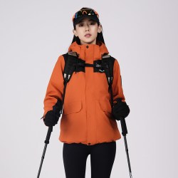 思凯乐 户外冲锋衣男女三合一可拆卸防水登山服徒步外套