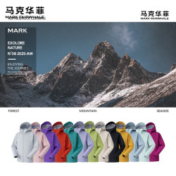 马克华菲 男士情侣软壳外套 星光3.0