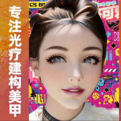 美画·轻奢美甲美睫 +光疗+款式+钻饰+包前置卸甲