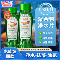 高分子净水片快速除氯除藻分解污物浑水变清