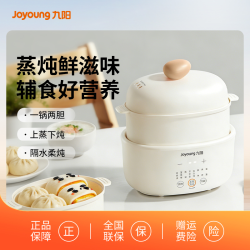 九阳 电炖锅宝宝煮粥锅婴儿辅食锅煲汤电炖盅隔水炖家用陶瓷GD189