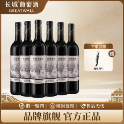 长城葡萄酒 画廊叁号赤霞珠干红葡萄酒花香果香正品红酒日常口粮酒