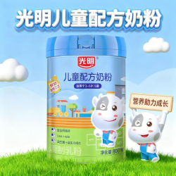 光明 儿童配方奶粉3-6岁高钙铁锌益生元益生菌奶粉含DHA生牛乳800g