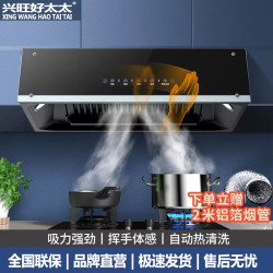 兴旺好太太 大吸力抽油烟机家用厨房中式小型老式自动清洗排脱烟机