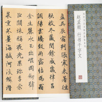 赵孟頫-行书千字文 中国传统书法艺术经典书法鉴赏临摹毛笔字帖