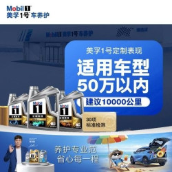 [小保养]|50万内车型|美孚1号定制表现|全合成|4L
