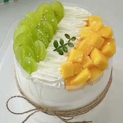 4/5寸水果简约风蛋糕DIY