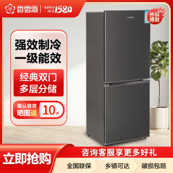 香雪海 206双开门家用冰箱宿舍租房两用一级能效冰箱冰箱小型家用
