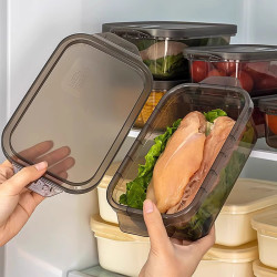 冰箱收纳盒食品级便携水果保鲜盒学生专用餐盒可微波炉加热密封盒