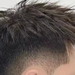 男士洗剪吹闭眼冲