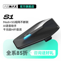 ASMAX 小飞舰款 S1 Mesh对讲摩托车头盔蓝牙耳机