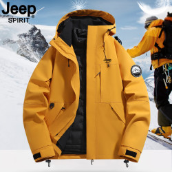 JEEP SPIRIT JEEPSPIRIT吉普冲锋衣外套男女冬季2025新款三合一加厚情侣羽绒服
