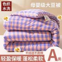 品牌正品 无印风格子冬被夏凉被 四季通用 春秋被 空调被 可机洗