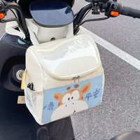 指南车 电动车挂物包防水前置挂包电车收纳包电瓶车储物兜收纳袋前挂包N