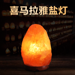 H 喜马拉雅盐灯 卧室台灯小夜灯