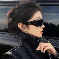 2026新款时尚发箍墨镜女防风街拍眼镜酷男女辣妹太阳镜防紫外线