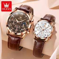 OLEVS 情侣石英手表 防水夜光