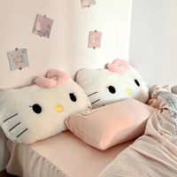 超萌kt猫抱枕床头靠枕宿舍靠垫毛绒玩具沙发座椅护腰送女生生日