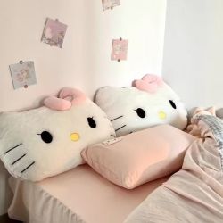 超萌kt猫抱枕床头靠枕宿舍靠垫毛绒玩具沙发座椅护腰送女生生日