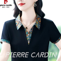 皮尔·卡丹 皮尔卡丹品牌装时尚休闲短袖T恤女2026夏季新款减龄POLO衫上衣女