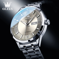OLEVS 7058 简约机械表 男表 全自动 防水