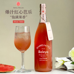 红心芭乐鸭 莫斯卡托 甜型白葡萄酒 低度果酒 750ml