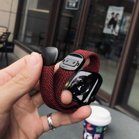 卡客风暴 圆滑钢扣 适用苹果iwatch手表表带 ultra编织