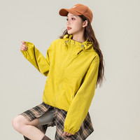 纯色双拉链冲锋衣外套女2026新款爆款春秋时尚减龄设计感夹克上衣