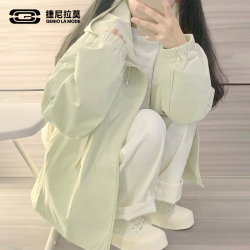 GENIOLAMODE 捷尼拉莫新款小个子女冲锋外套2026春季防风防水夹克