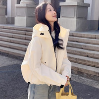 达人2026新款早春季小个子时尚简约运动风女款冲锋衣短款外套流行爆款