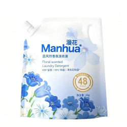 漫花 留香深层洁净去污洗衣液4斤