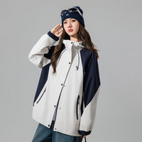 初高中学生秋季风衣防风外套2026新款棉服少女大童加厚夹棉冲锋衣