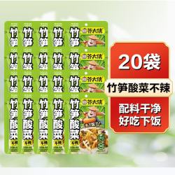 芥大侠 竹笋酸菜25g*20袋