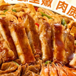 香炸大猪排焖锅双人餐
