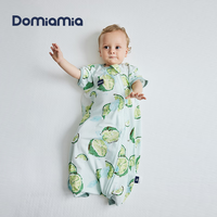DOMIAMIA 婴儿睡袋一体无袖 新生儿防踢被