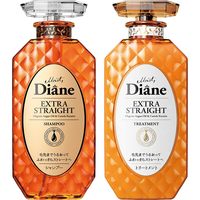 Diane 洗发水和护理,直发,花卉和浆果香味,完美美,超直套装,450毫升×2