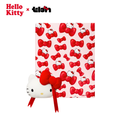 野兽派 tbh野兽派家居Hello Kitty二合一法兰绒抱枕毯毛绒午睡毯车载靠枕