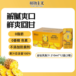 顶圣 金钻凤梨汁 复合果汁饮料